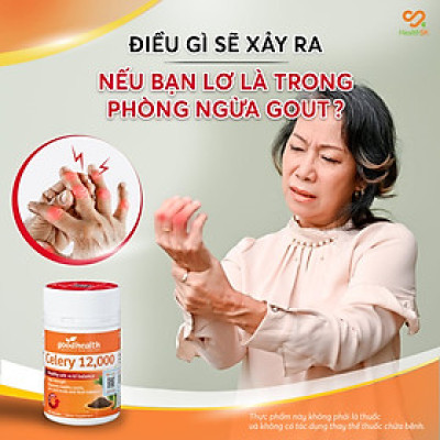 Goodhealth Celery 12,000 – hạt cần tây hỗ trợ Gout cân bằng acid uric trong cơ thể, hỗ trợ đường tiết niệu và dịch cơ thể