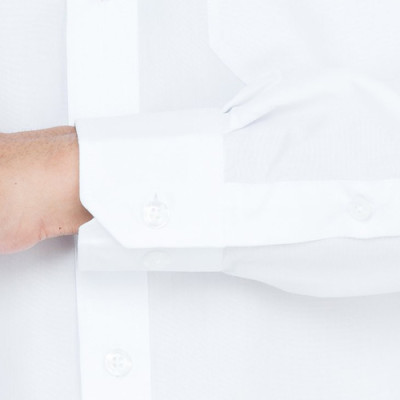 Áo sơ mi trắng Nano dài tay Novelty Regular fit 02
