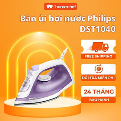 Bàn là, bàn ủi hơi nước cầm tay Philips DST1040, công suất 2000w | Hàng Chính Hãng