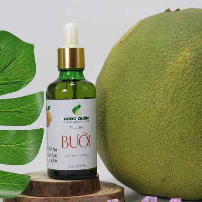 Tinh Dầu Vỏ Bưởi Nguyên Chất Đông Quân Làm Thợm Phòng, Tươi Mát Không Khí, Làm Mượt Và Khoẻ Tóc