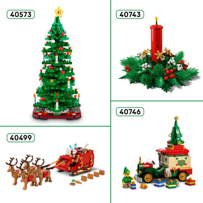 LEGO SEASONS AND OCCASIONS 40744 Đồ Chơi Lắp Ráp Trang Trí Giáng Sinh (153 Chi Tiết)