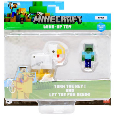 Đồ Chơi Mô Hình Minecraft Dây Cót Chicken Jockey - Mojang Studios CHI/MC1014