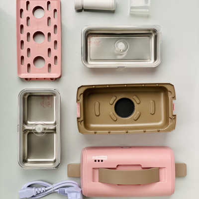 Hộp Đựng Cơm Cắm Điện Văn Phòng Đa Năng Bennix BN-99S- Hàng Chính Hãng