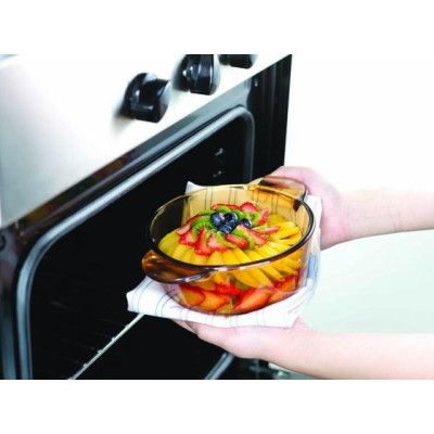 Nồi Ăn Dặm Thuỷ Tinh Visions VS-08 (0.8L) Phù hợp cho Bé  - Made in France -Phân phối bởi CTCP ABMA VN