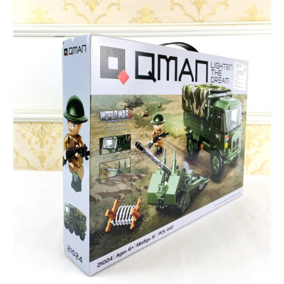 21024 Bộ đồ chơi lắp ráp mô hình người chiến sĩ dũng cảm Dunkirk  - QMAN