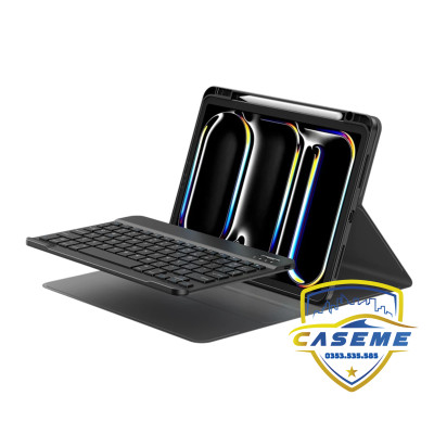 Bao da bàn phím dành cho iPad Air 11 inch M3 2025 Wi Wu MK-006 – 3 trong 1 kèm bút cảm ứng - Hàng nhập khẩu