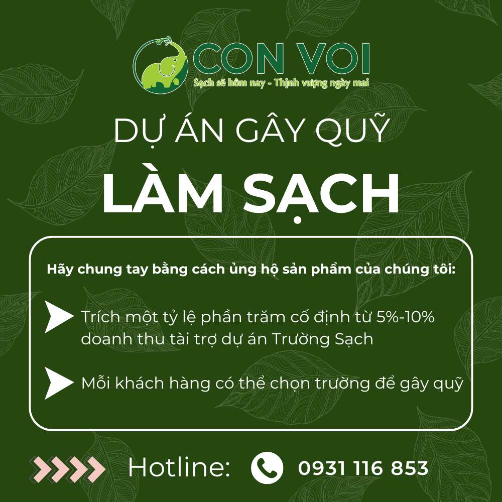 Gây Quỹ Dự Án Trường Sạch