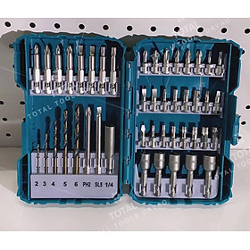 BỘ 45 MŨI SIẾT VÍT XOẮN TOTAL TACSDL24501 - HÀNG CHÍNH HÃNG