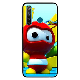 Ốp Lưng in cho Realme 5 Mẫu Robot Vui Nhộn - Hàng Chính Hãng