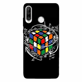 Ốp lưng in cho Huawei P30 Lite Rubik Toán Học