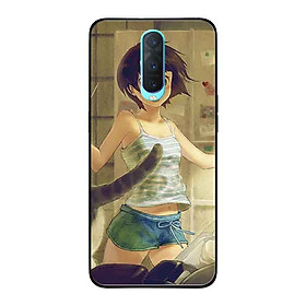 Ốp Lưng in cho Oppo R17 Pro Mẫu Cô Gái Anime - Hàng Chính Hãng