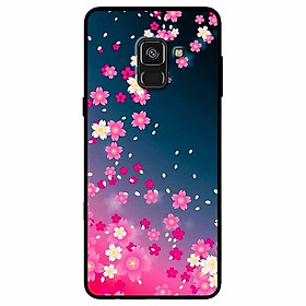Ốp lưng dành cho Samsung A8 Plus mẫu Hoa Nhỏ Li Ti