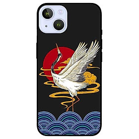 Ốp lưng dành cho Iphone 13 Mini - Iphone 13 - Iphone 13 Pro -  Iphone 13 Pro Max - Hạc Bay Nền Đen