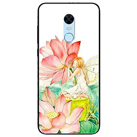 Ốp lưng in cho Xiaomi Redmi note 4x/ Redmi Note 4 Mẫu Cô Gái Cầm Quạt
