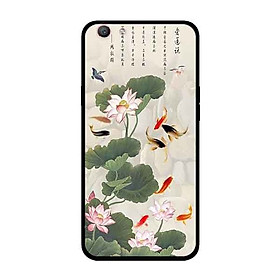 Ốp Lưng in cho Oppo A59 mẫu Tranh Cá Koi  - Hàng Chính Hãng