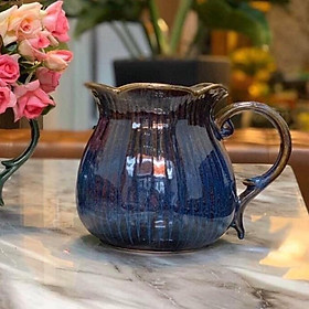 Lọ hoa miệng loe hoa siêu xinh.  Gốm sứ Bát Tràng cao cấp men hoả biến