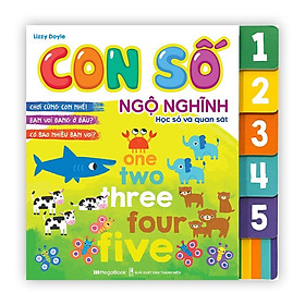 Sách - Con Số Ngộ Nghĩnh - Học Số Và Quan Sát - Megabook