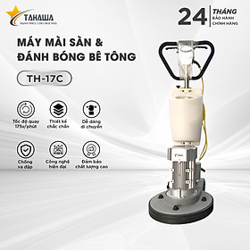 Máy chà sàn TAHAWA TH-17C Máy chà sàn nhà bê tông Sản phẩm có thiết kế chắc chắn, bền bỉ theo thời gian. Tay cầm nhám chống trơn trượt, dễ dàng thao tác và di chuyển máy trong quá trình vận hành.