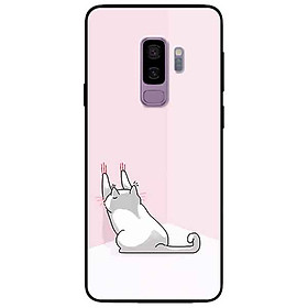 Ốp lưng in cho Samsung S9 Plus Mẫu Mèo Cào