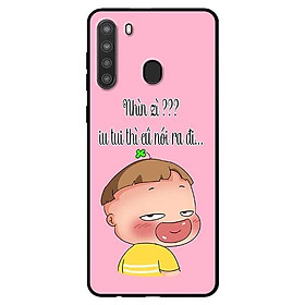 Ốp lưng dành cho Samsung Galaxy A21 mẫu Yêu Quỳnh Đi