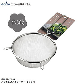 Dụng cụ lọc inox 15cm hàng Nhật