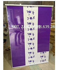 Tủ nhựa đài loan in hình hoa