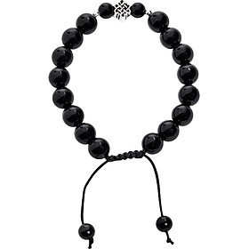 Vòng Tay Đá Obsidian Mix Charm Ngọc Quý Gemstones VT27