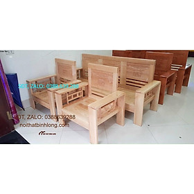Bộ bàn ghế gỗ sồi Nga