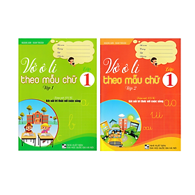 Sách - Combo Vở Ô Li Theo Mẫu Chữ Lớp 1 - Tập 1 + 2 (Bám Sát SGK Kết Nối Tri Thức Với Cuộc Sống)