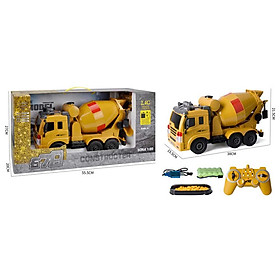 678 - 8068E Đồ chơi mô hình máy trộn bê tông điều khiển từ xa 2.4G 11 kênh (KT 55.5x20x27cm)
