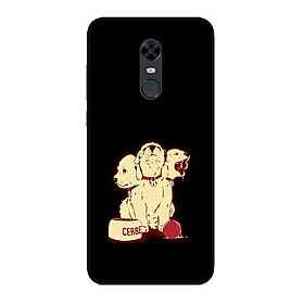 Ốp Lưng in cho Xiaomi Redmi 5 Mẫu Chú Cún Ba Đầu - Hàng Chính Hãng