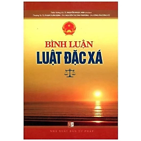 Sách - Bình luận luật đặc xá - Nhiều tác giả - NXB Tư Pháp