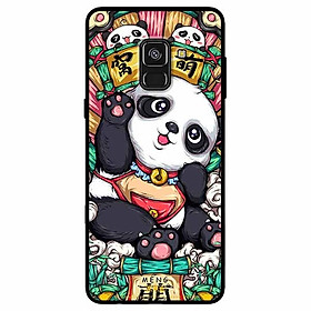 Ốp lưng dành cho Samsung A8 Plus mẫu Gấu Yếm Đỏ