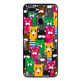 Ốp Lưng in cho Oppo F9 Mẫu Những Chú Mèo Ngộ Nghĩnh - Hàng Chính Hãng