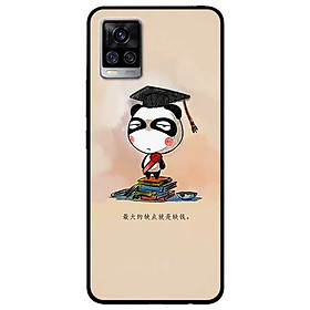 Ốp lưng dành cho Vivo V20 mẫu Gấu Trúc Tốt Nghiệp