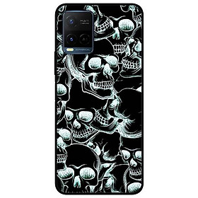 Ốp lưng dành cho Vivo Y21 - Vivo Y21s mẫu Lâu Trắng Đen
