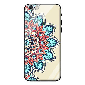 Ốp lưng kính cường lực cho iPhone 6 Plus Họa Tiết - Hàng chính hãng