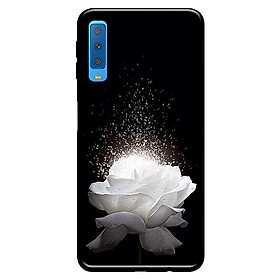 Ốp lưng cho Samsung Galaxy A50 hoa trắng 1 - Hàng chính hãng