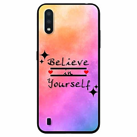 Ốp lưng dành cho Samsung A01 mẫu Believe Your Self