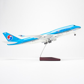 Mô Hình Máy Bay AIRBUS A380 KOREAN AIRWAYS 47CM (LED)