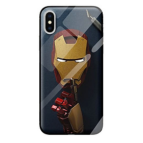 Ốp kính cường lực cho iPhone XS MAX mẫu SIÊU NHÂN A13 - Hàng chính hãng