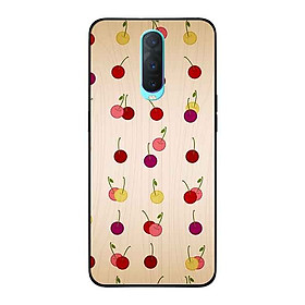 Ốp Lưng in cho Oppo R17 Pro Mẫu Anh Đào - Hàng Chính Hãng