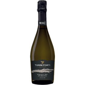 Rượu vang nổ  Terre Forti, Novebolle Sparkling, Extra Dry, Romagna DOC