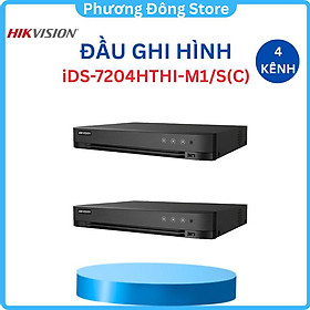 Đầu ghi hình HIKVISION  Hybrid TVI-IP 8 kênh iDS-7208HTHI-M2/S(C) 4K hỗ trợ HDTVI/HDCVI/AHD/CVBS/IP. ,.-Hàng chính hãng
