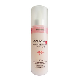 Sữa dưỡng trắng sáng da Niobe Acerola Moisture Vital Emulsion 