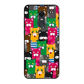 Ốp Lưng in cho Xiaomi Redmi 5 Plus Mẫu Những Chú Mèo Ngộ Nghĩnh - Hàng Chính Hãng