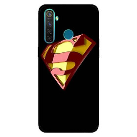 Ốp Lưng in cho Realme 5 Mẫu Super Nền Đen - Hàng Chính Hãng