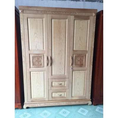Tủ áo 3 buồng gỗ xoan đào