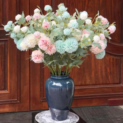 Lọ hoa dáng vò cao gốm sứ Bát Tràng cao cấp men hoả biến