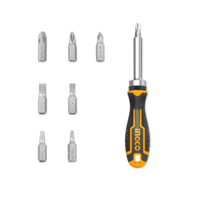 BỘ TUỐC NƠ VÍT ĐA NĂNG 8 CHI TIẾT INGCO AKISD0808 - HÀNG CHÍNH HÃNG